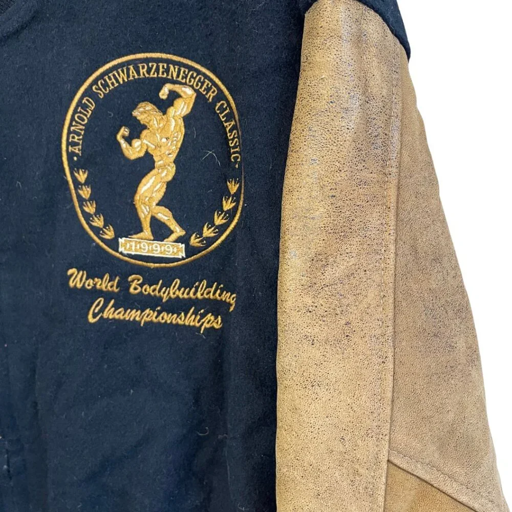 Vintage 1999 Arnold Schwarzenegger Classic World Body Building Jacket XXXL